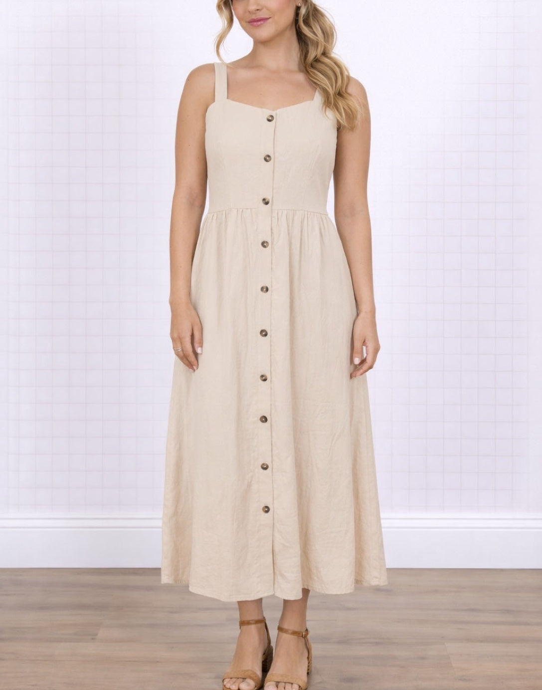 Button Down Sweetheart Long Dress Sewing Pattern Patterns For Less Button Down Sweetheart Long Dress Sewing Pattern Patterns For Less