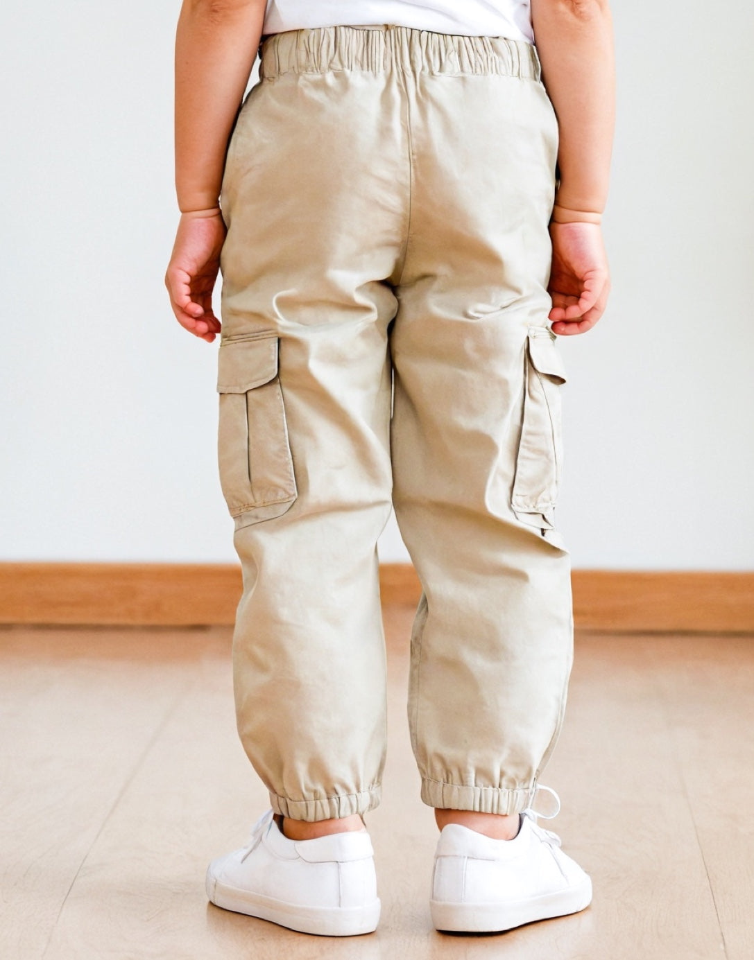 Back view of Boys Cargo Pants.
