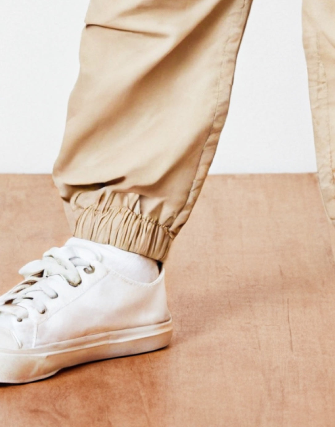 Hemline closeup of Boys Cargo Pants.