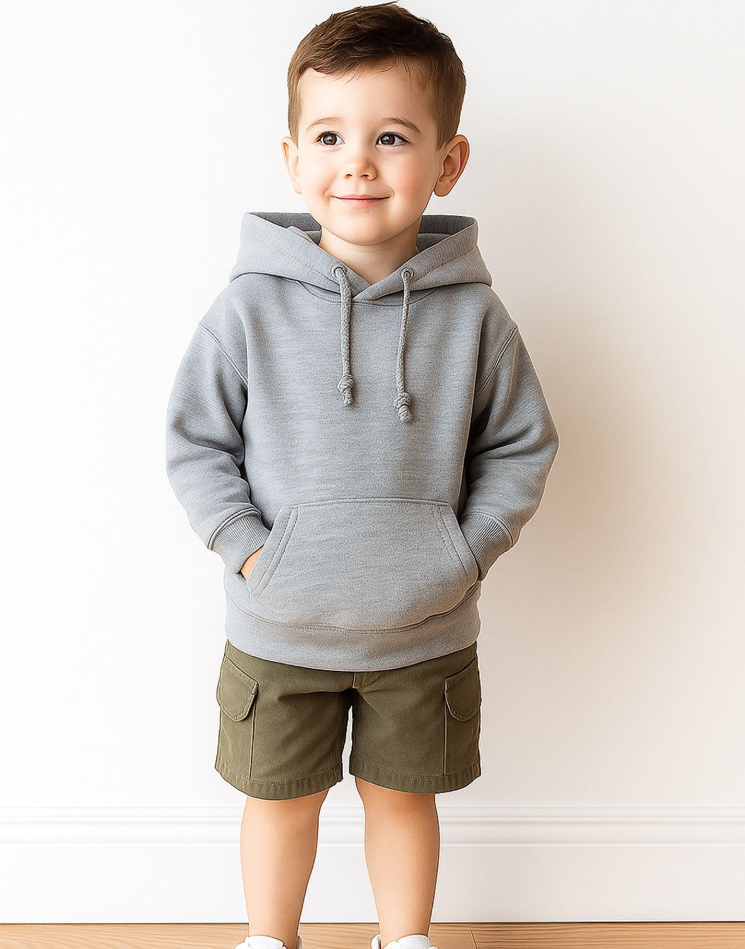 Front view of Girls Hoodie.