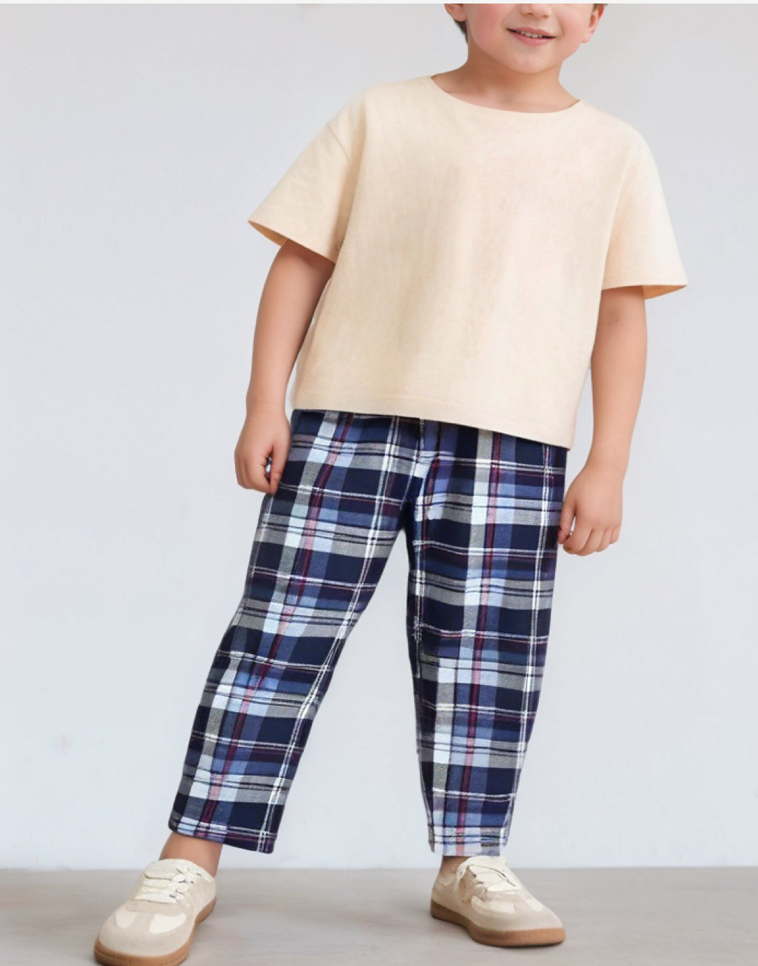 Front view of Boys Pajama Pants.