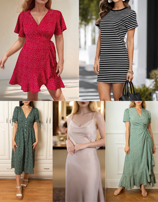 Dress Sewing Patterns pdf sewing pattern with easy instructions and step by step illustrations.