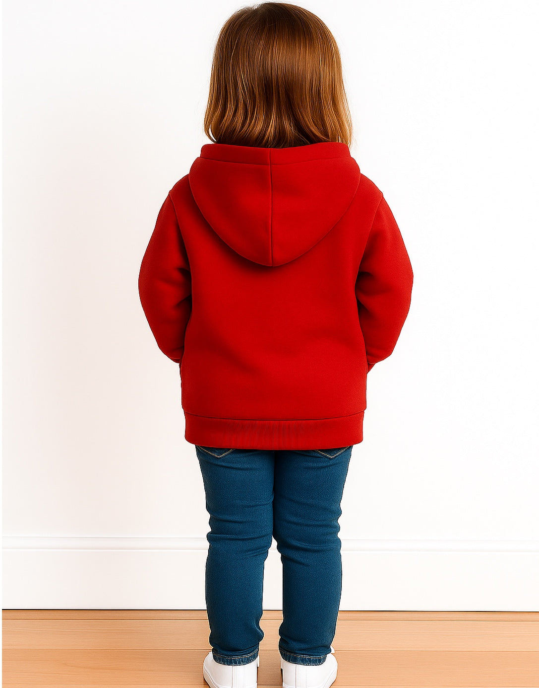 Back view of Girls Hoodie.