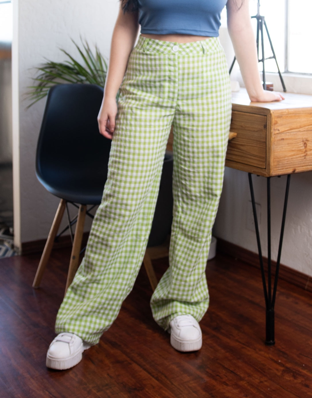 DIY Straight-Leg, High-Waisted Pants + Sewing Pattern by Dressmaking Amóre  
