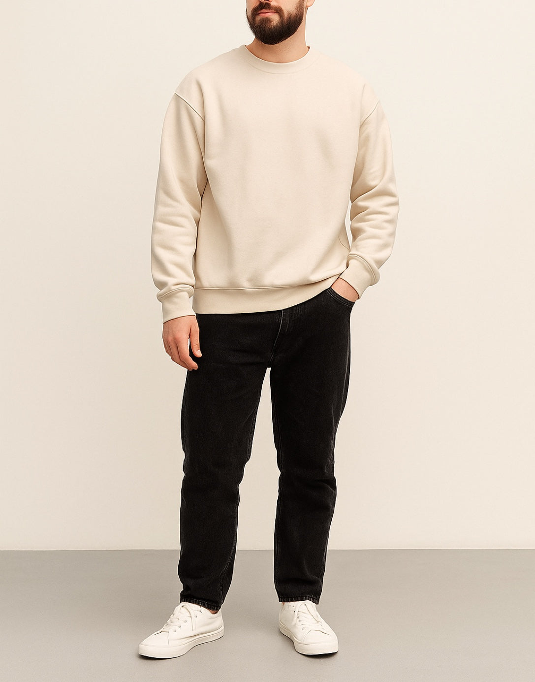Front view of Mens Classic Sweatshirt.