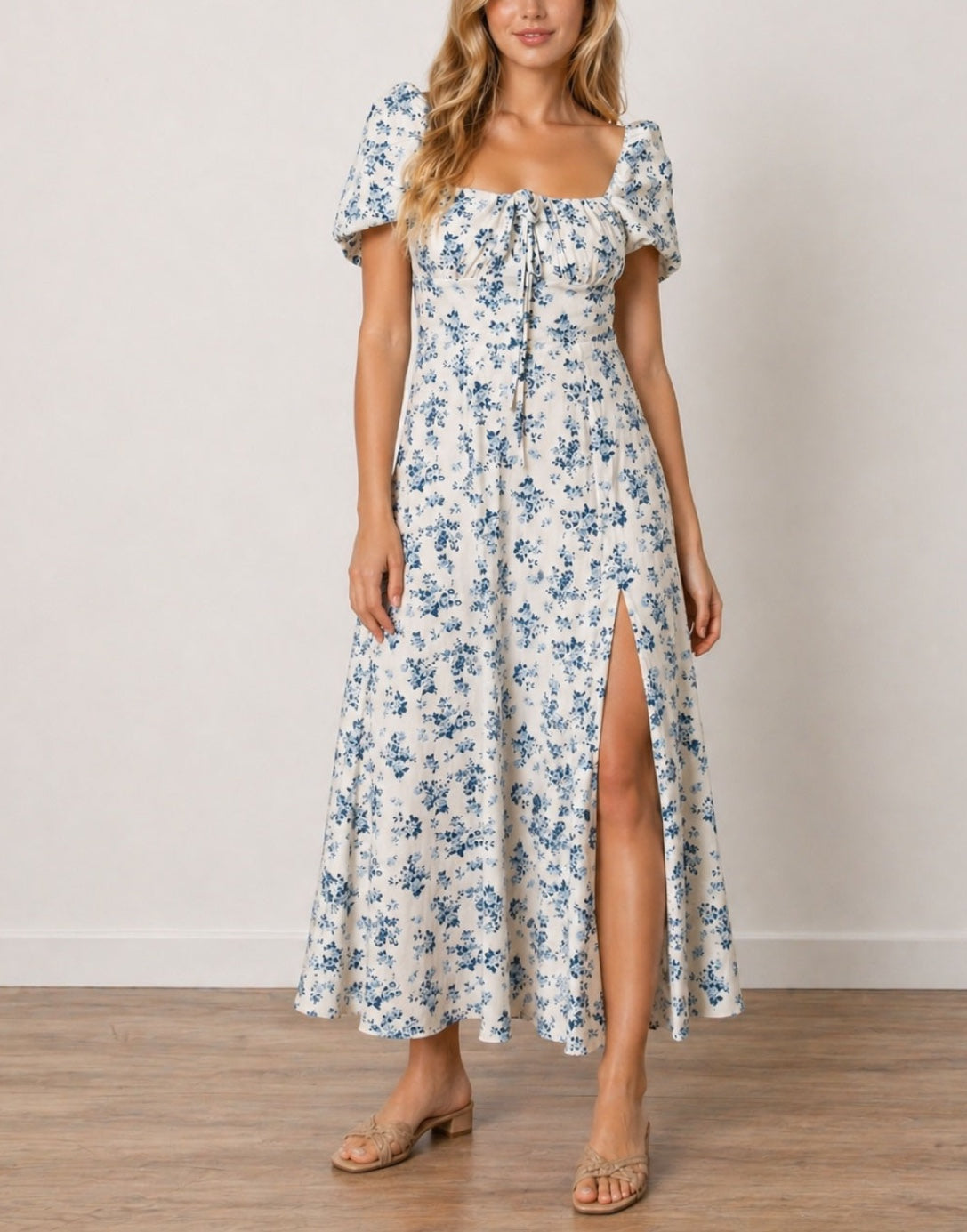 Milkmaid Front Tie Maxi Dress Sewing Pattern – Patterns For Less
