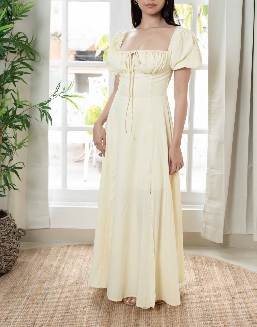 Full length photo of Milkmaid Maxi Dress.