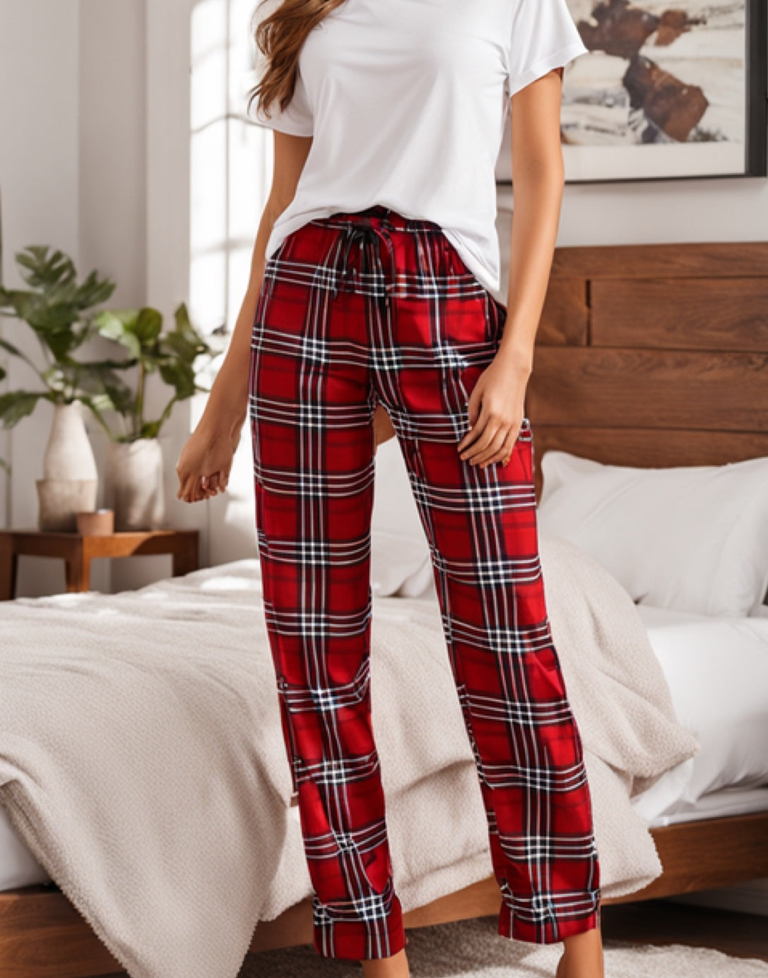XS-XL Elastic Waist Pants PDF Sewing Pattern Women Pajama Style