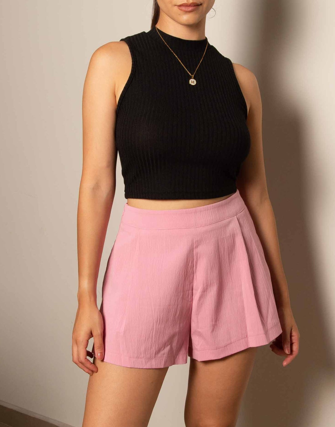 Full length photo of Casual Wide Leg Shorts.