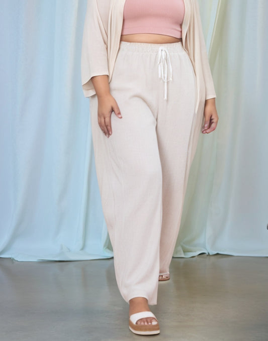 Front view of Plus Size Palazzo Pants.