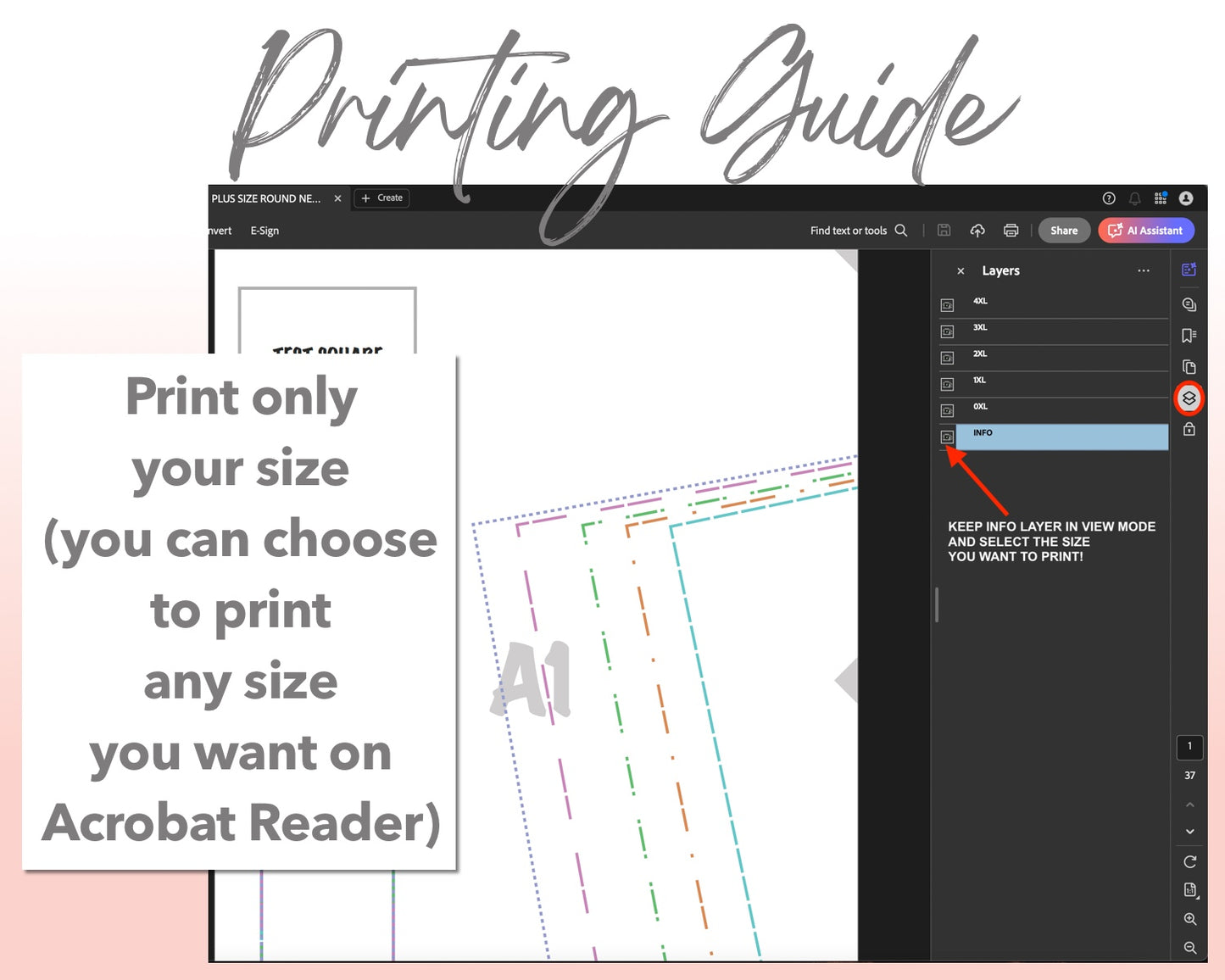 Plus Size Round Neck Maxi Knit Dress sewing pattern printing guide.