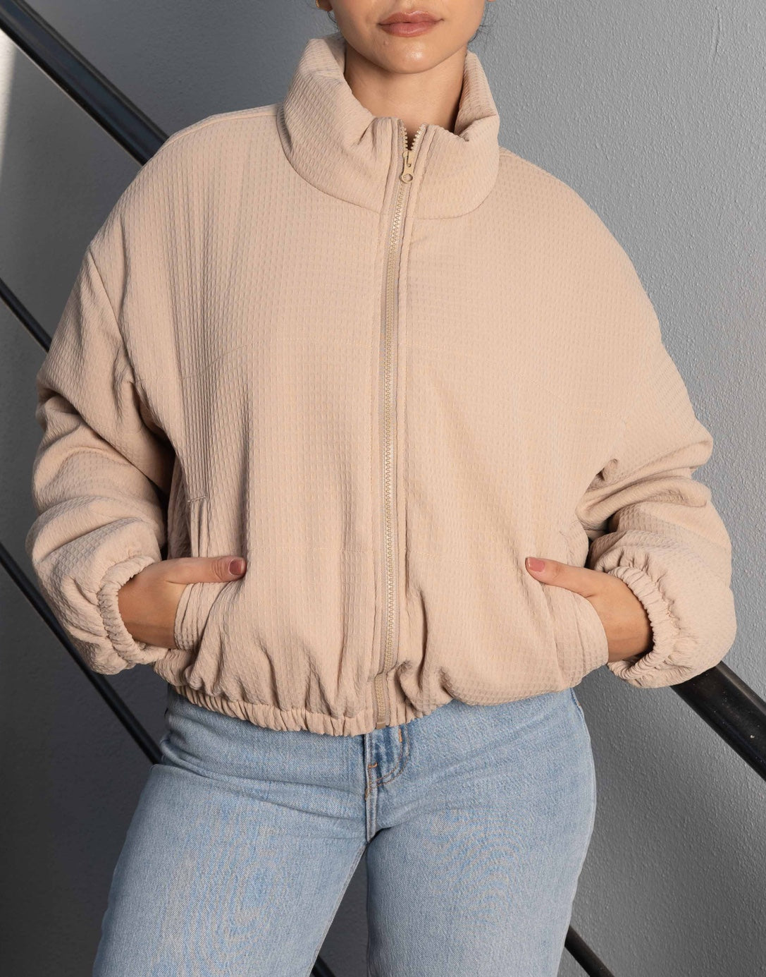 Front view of Puffer Jacket.