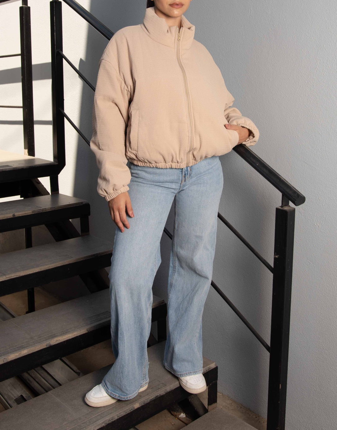 Full length photo of Puffer Jacket.