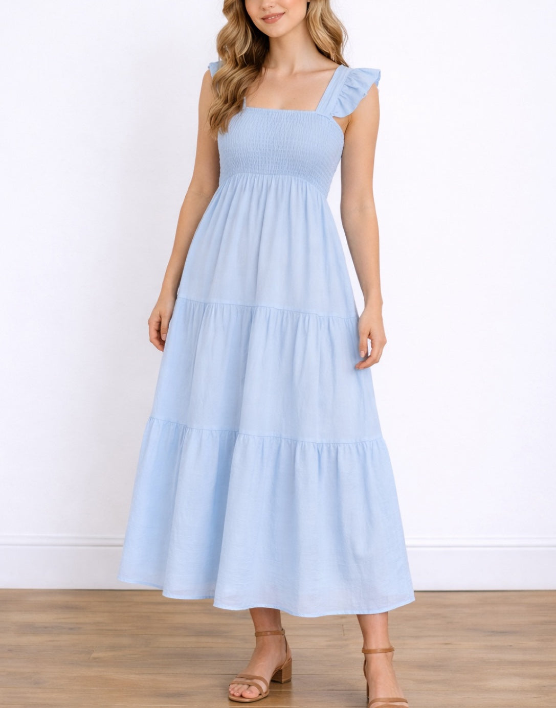 Shirred Maxi Dress Sewing Pattern Patterns For Less Shirred Maxi Dress Sewing Pattern Patterns For Less