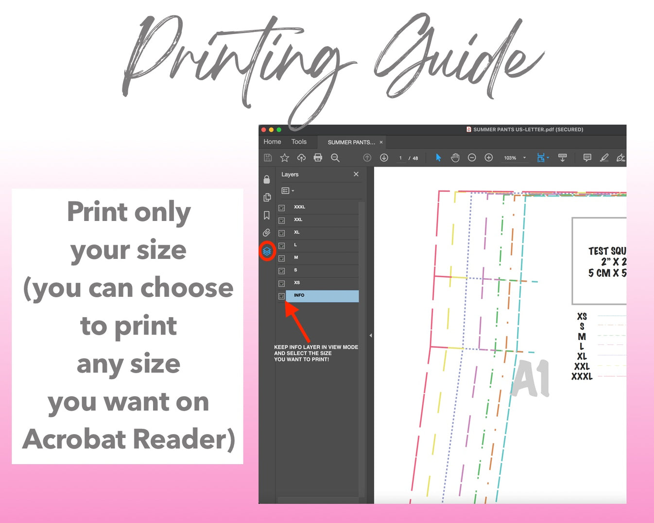 Boho Tiered Pants Sewing Pattern – Patterns For Less