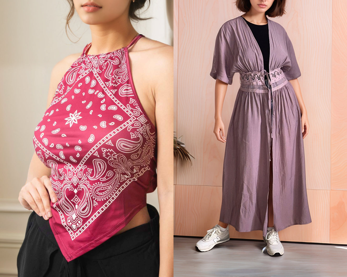 Full length photo of Boho Festival sewing patterns.