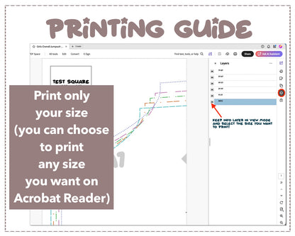 Girls Overall Jumpsuit sewing pattern printing guide.