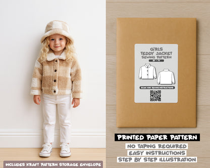 Girls Teddy Jacket Sewing Pattern