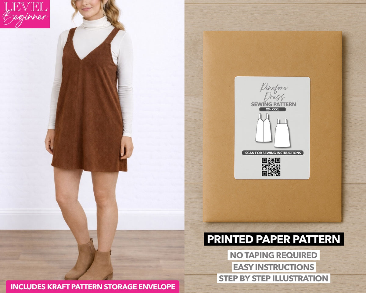 ladies pinafore dress sewing pattern cdn/shop/files/Paper-Pinafore- Iconic Vintage Look from you will receive a Color:blue/purple/indigo IXD6695