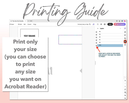 Plus Size One Shoulder Top sewing pattern printing guide.