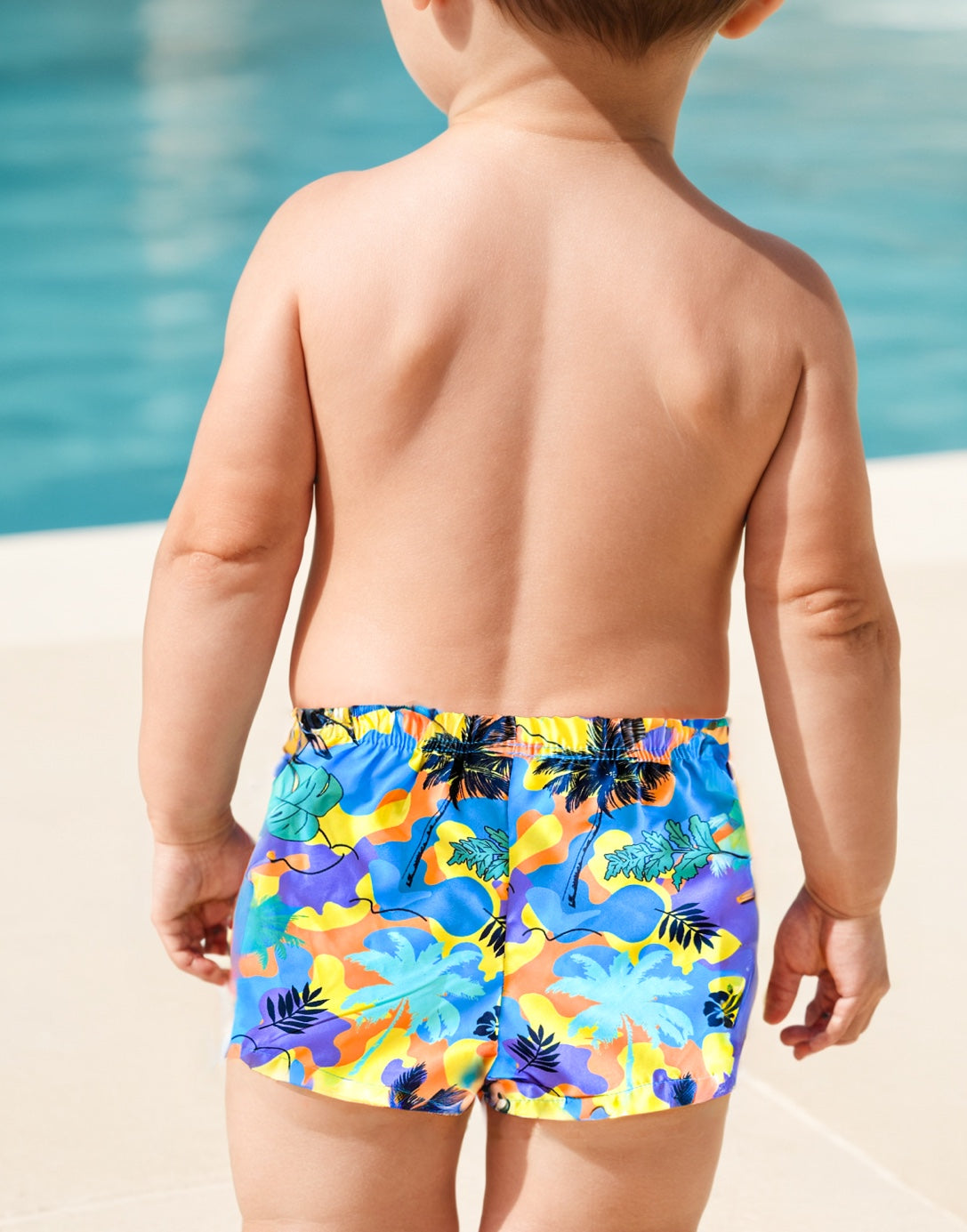 Back view of Baby Boy Swim Shorts.