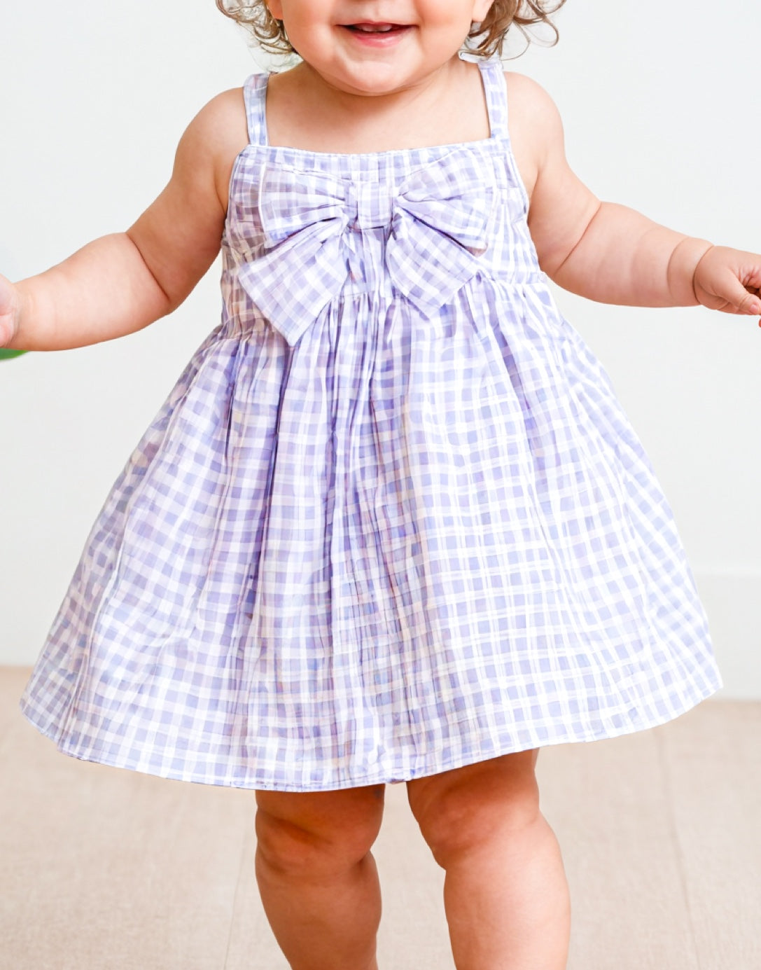 Baby Girl Bow Front Cami Dress Sewing Pattern