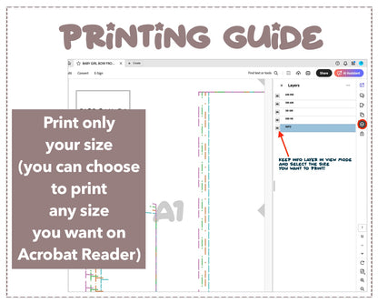 Baby Girl Bow Front Cami Dress  sewing pattern printing guide.