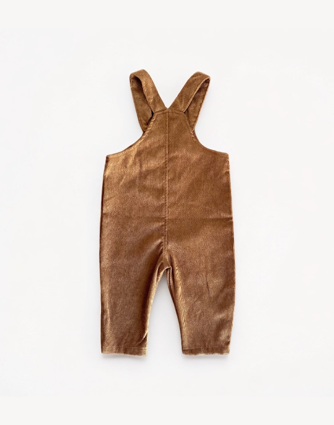 Back view of Baby Flap Pocket Overall Jumpsuit.