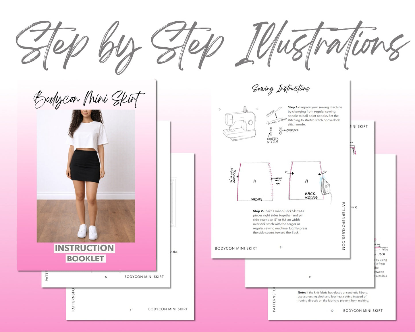Bodycon Mini Skirt Sewing Pattern Bodycon Mini Skirt Sewing Pattern