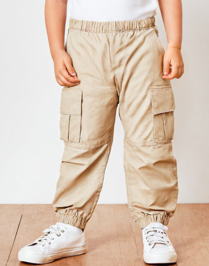 Front view of Boys Cargo Pants.