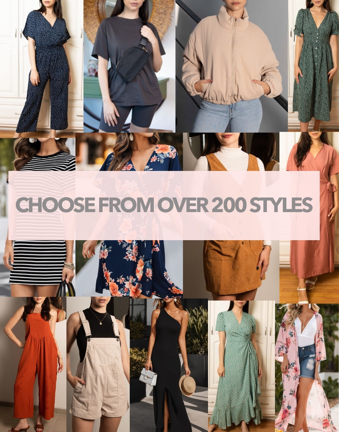 Choose from over 200 styles