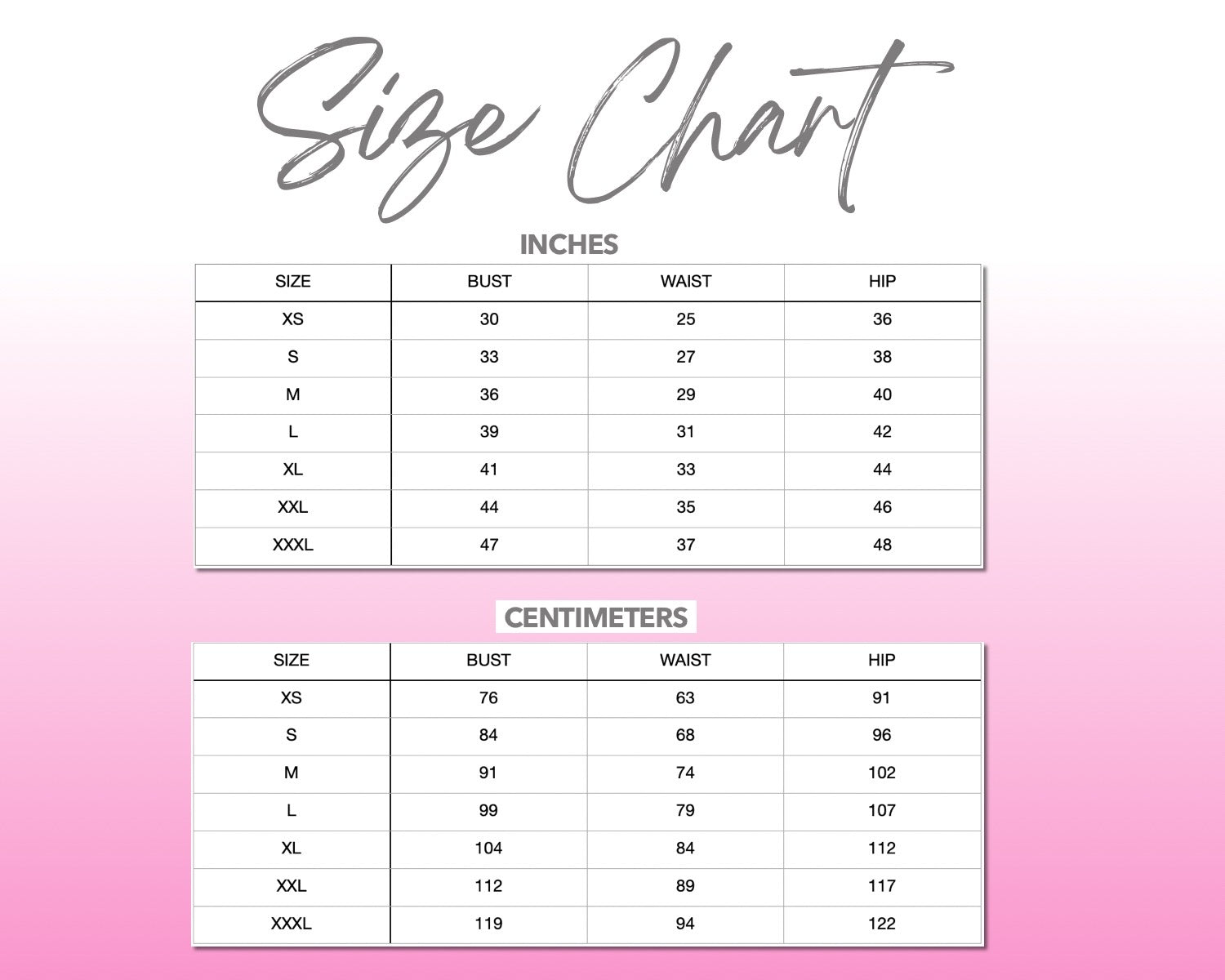 Jean overall 2025 skirt size chart