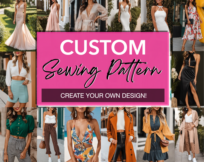 Custom Design Sewing Pattern – Patterns For Less