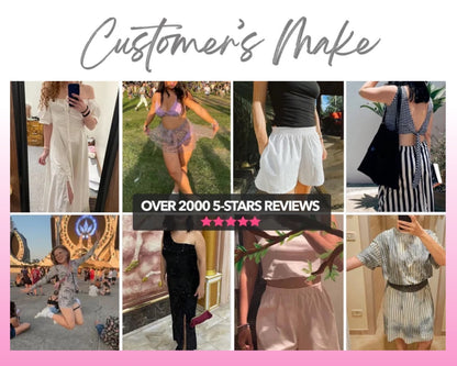 Clothing that customers have made using our sewing patterns