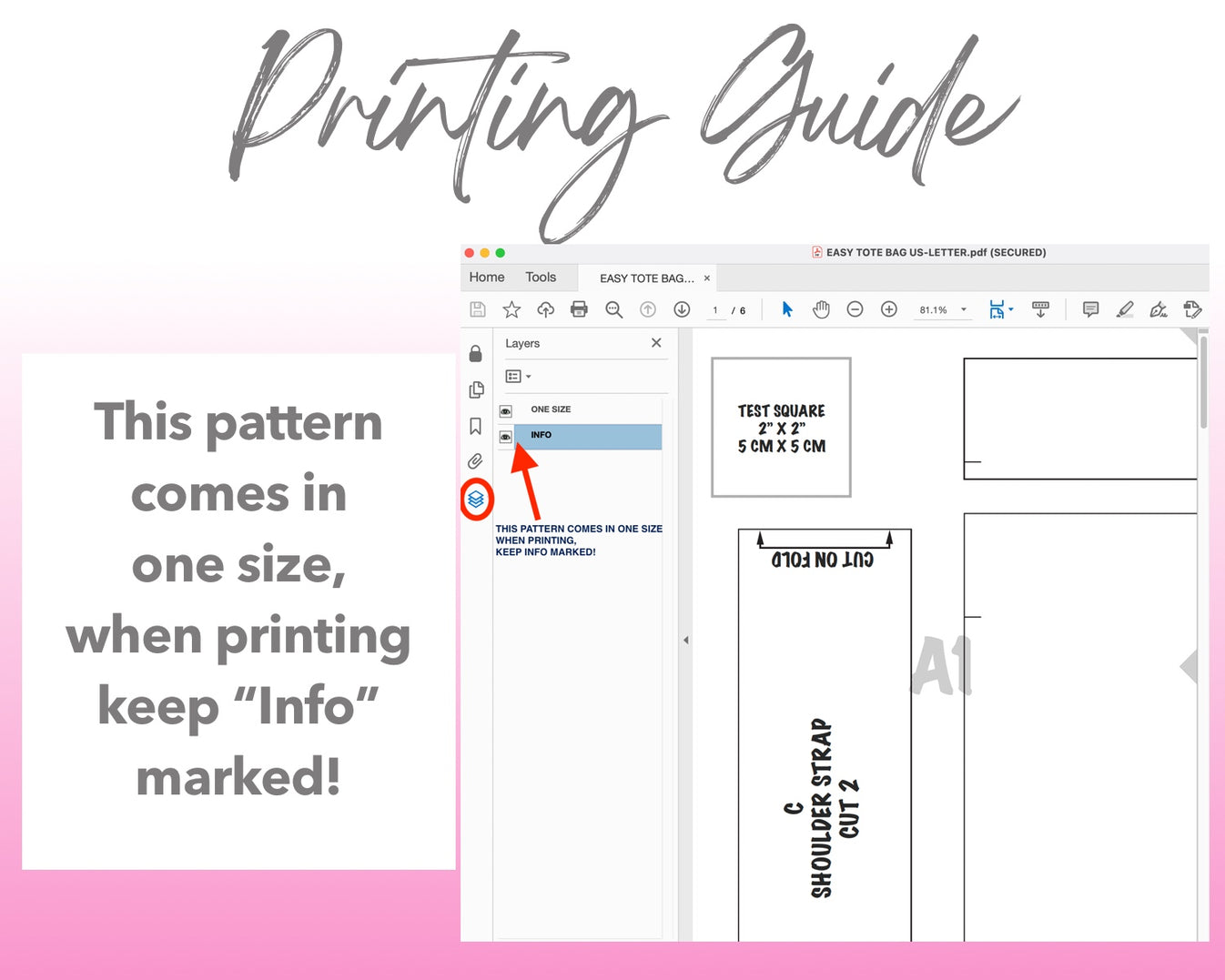 Easy Tote Bag Sewing Pattern – Patterns For Less