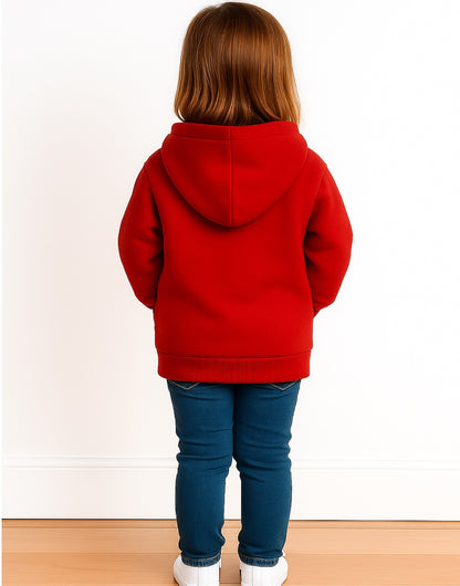 Back view of Girls Hoodie.