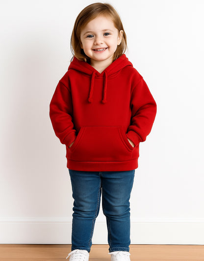 Front view of Girls Hoodie.