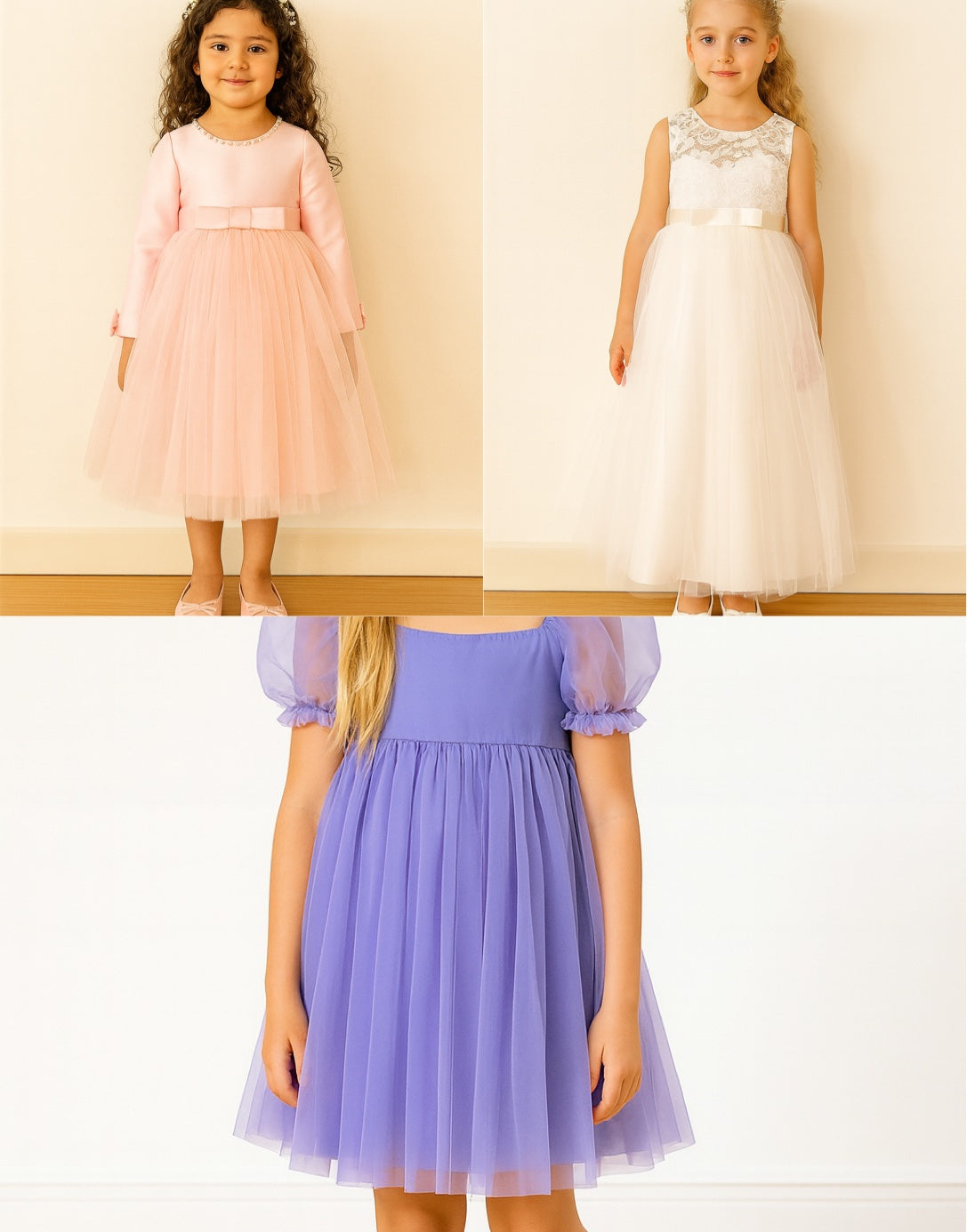 Girls Party Dress pdf sewing patterns with easy instructions and step by step illustrations.