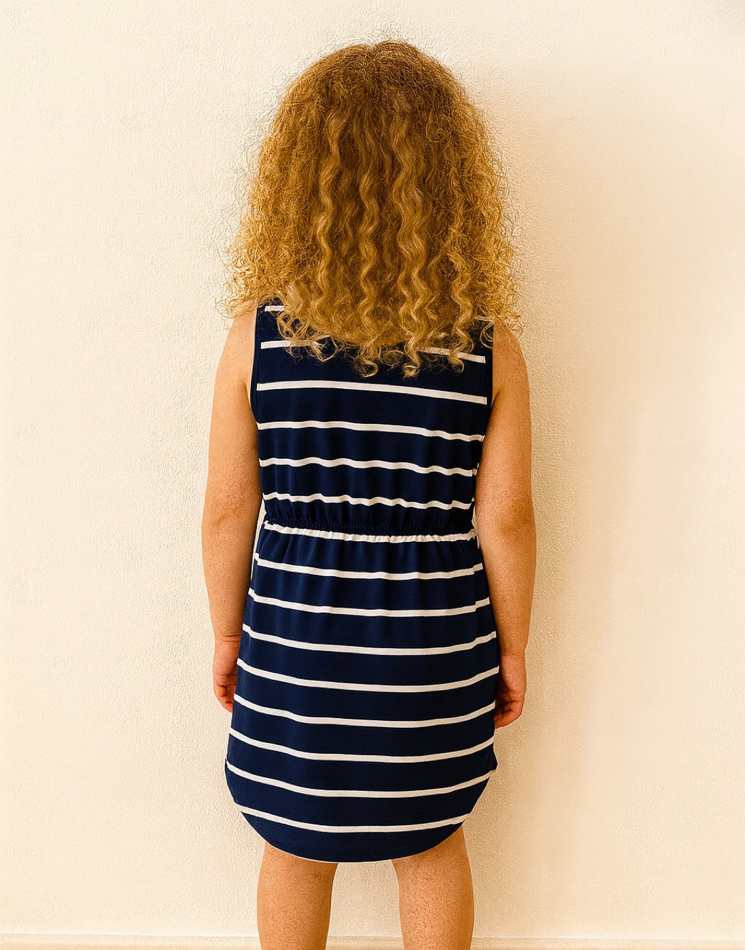 Girls Tie Front Curved Hem Knit Dress Sewing Pattern - Paper Sewing Pattern Girls Tie Front Curved Hem Knit Dress Sewing Pattern - Paper Sewing Pattern