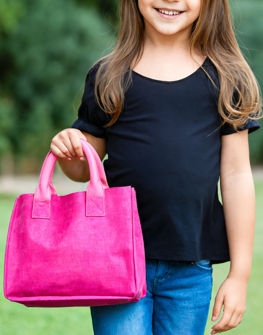 Front view of Girls Tote Bag.