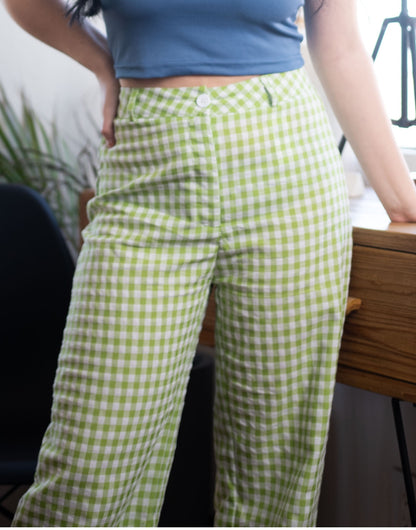 Front view of Wide Leg Pants.