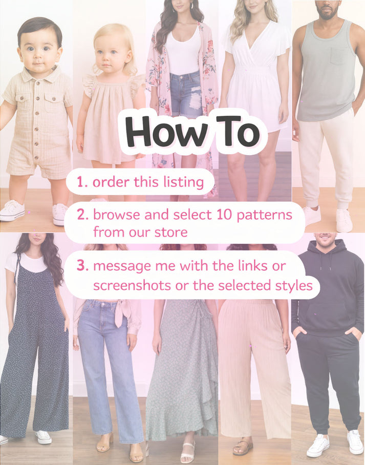 Best Bundle Pattern Build Your Own Sewing Pattern Bundle – Patterns For Less
