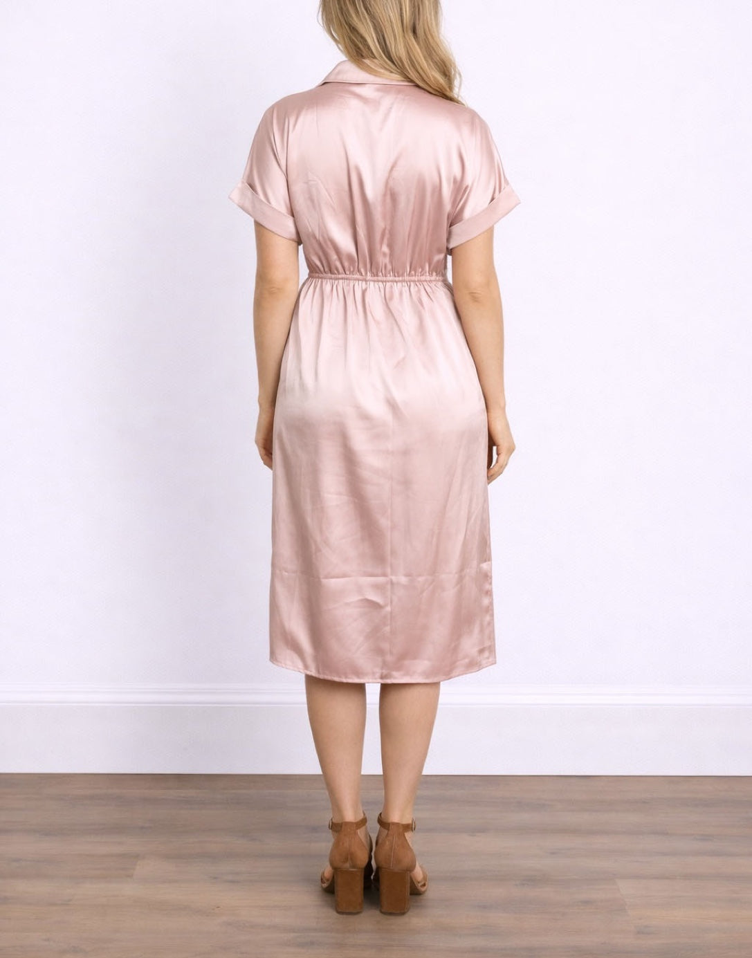 kamono shirt dress Handkerchief Hem Kimono Dress (ML130) Michael Ludwig Studio