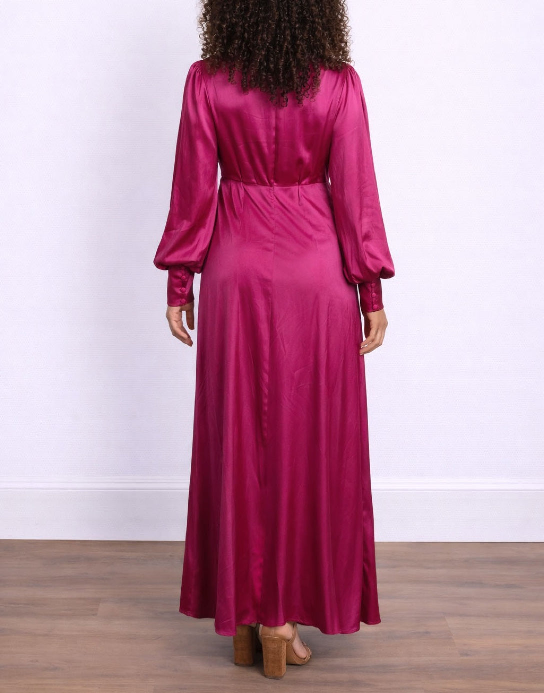 Lantern Sleeve Wrap Maxi Dress Sewing Pattern – Patterns For Less