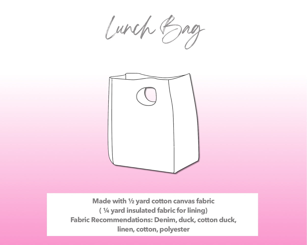Insulated Lunch Bag Sewing Pattern – Patterns For Less