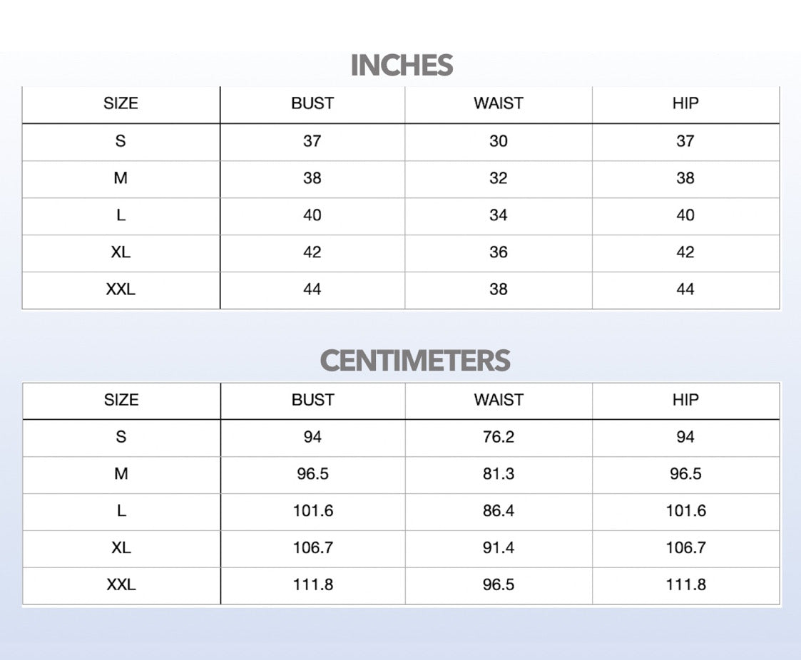 Patterns For Men size chart