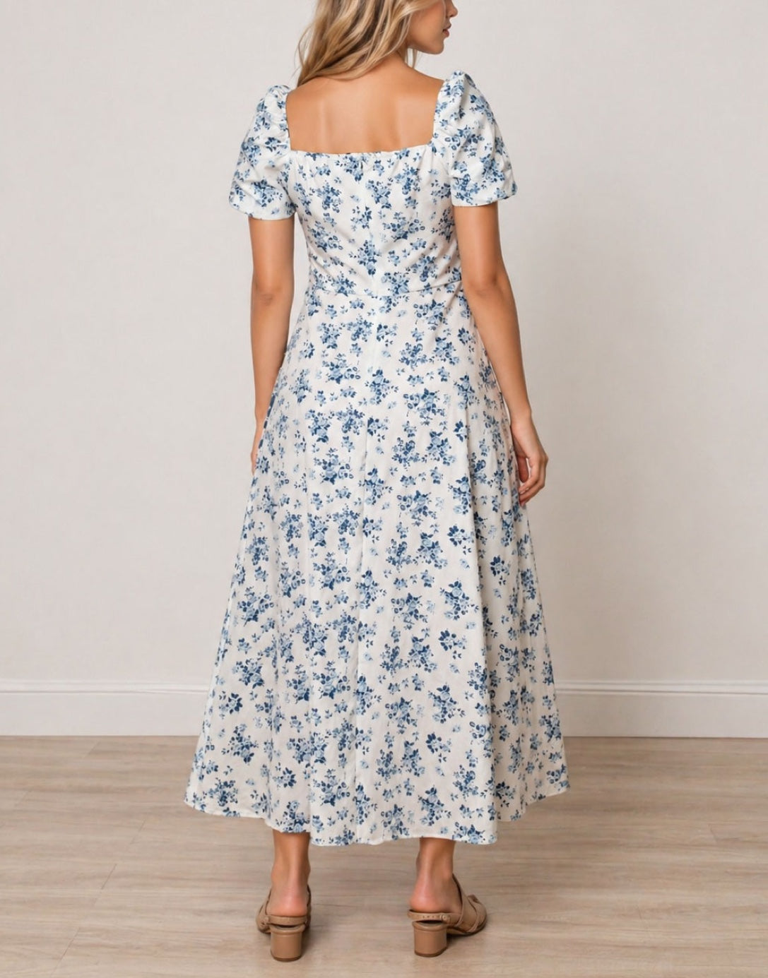 Milkmaid Front Tie Maxi Dress Sewing Pattern