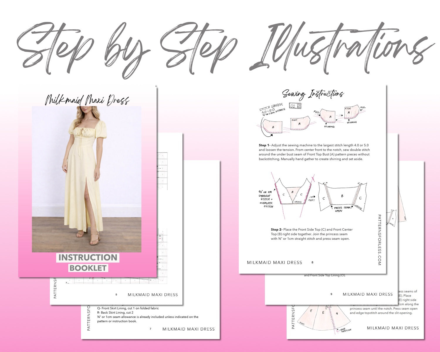 Off Shoulder Milkmaid Maxi Dress Sewing Pattern – Patterns For Less Off Shoulder Milkmaid Maxi Dress Sewing Pattern – Patterns For Less