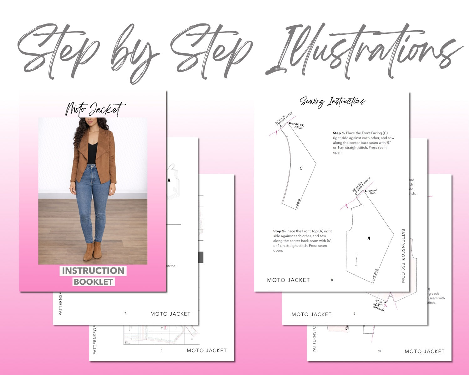 Waterfall Collar Moto Jacket Sewing Pattern Patterns For Less waterfall-collar-moto-jacket-sewing-pattern-patterns-for-less