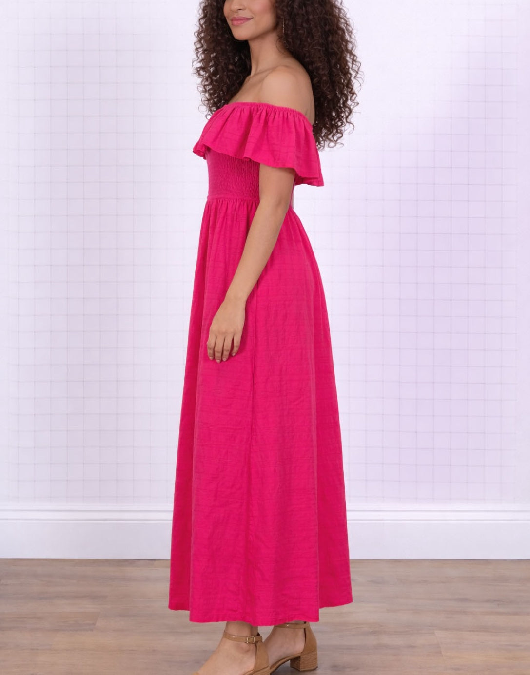 Off Shoulder Maxi Dress Sewing Pattern